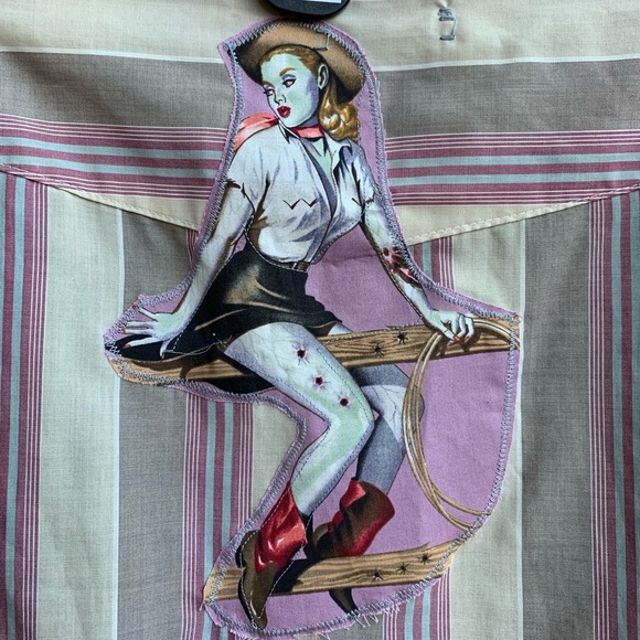 Customized Zombie Button Down - Picture 5 of 5